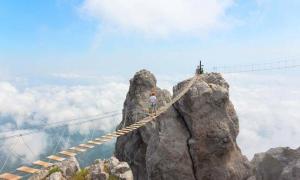 США: Самый высокий заброшенный мост Необычные обезьяньи мосты во Вьетнаме